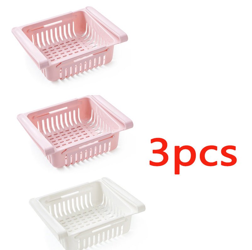 Refrigerator Storage Basket Stretchable Multifunction Kitchen Refrigerator Storage Box | Luxury Home Accessories | Heulog Glow