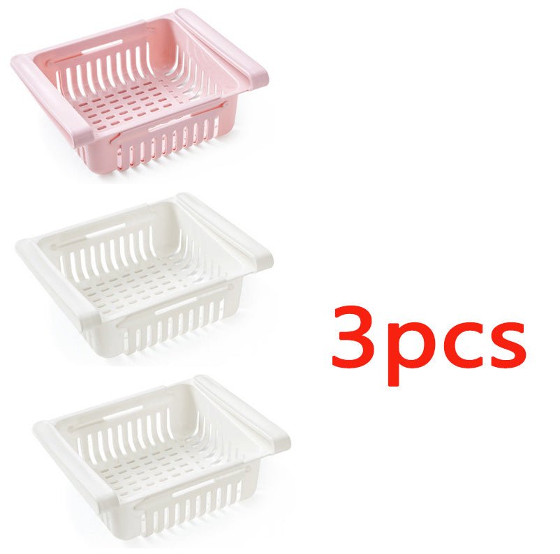 Refrigerator Storage Basket Stretchable Multifunction Kitchen Refrigerator Storage Box | Luxury Home Accessories | Heulog Glow