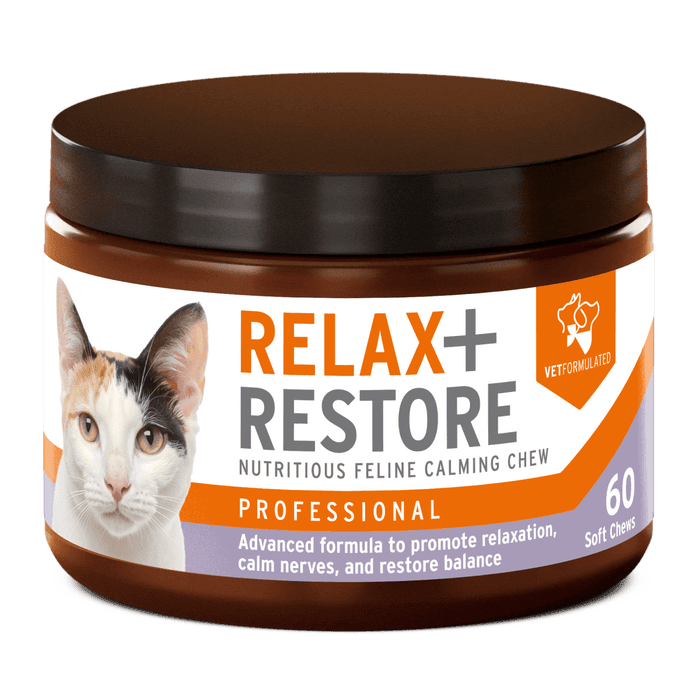 Relax + Restore Cats Natural daily calm for anxious cats | Luxury Home Accessories | Heulog Glow