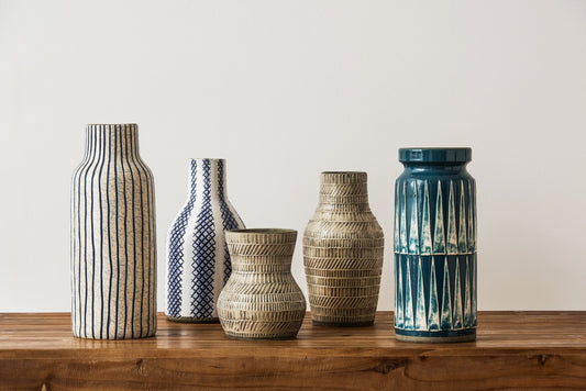 Remi Earthenware Vase | Luxury Home Accessories | Heulog Glow