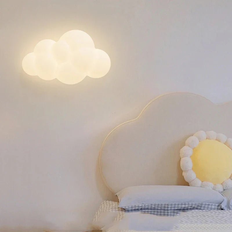 Remote Control Cloud Wall Lamp LED Adjustable Light Temperature | Luxury Home Accessories | Heulog Glow