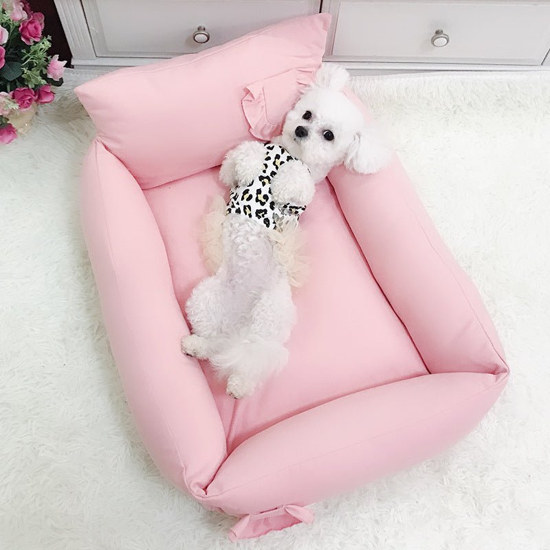 Removable And Washable Four-season Soft Dog And Cat Animal Nest | Luxury Home Accessories | Heulog Glow