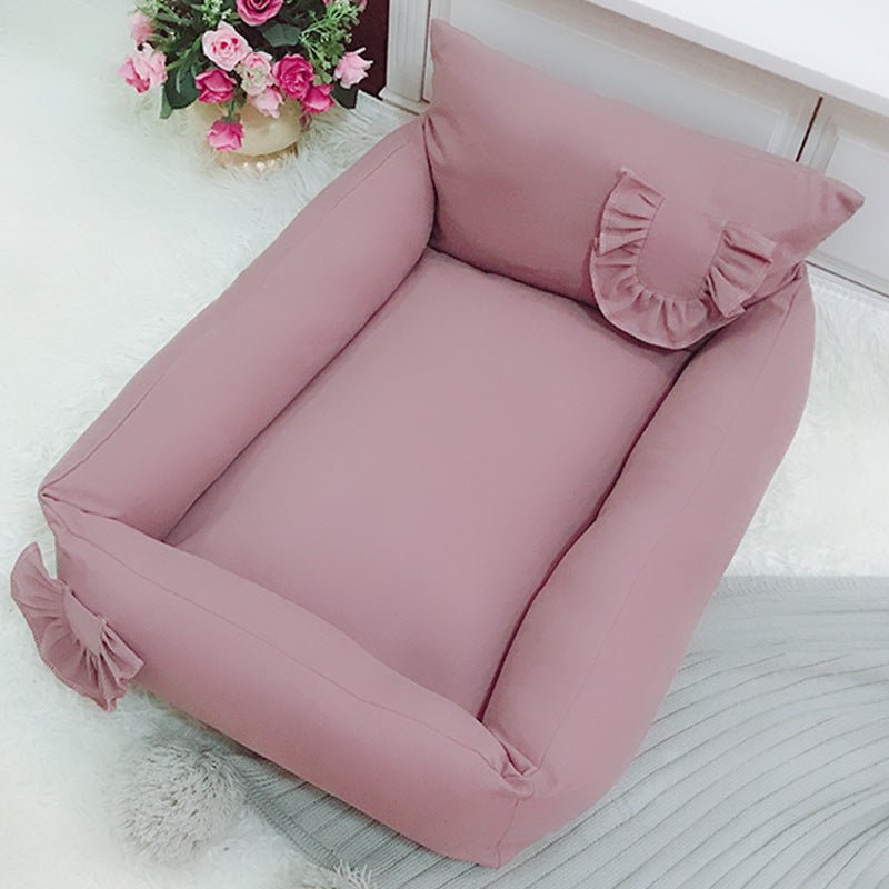Removable And Washable Four-season Soft Dog And Cat Animal Nest | Luxury Home Accessories | Heulog Glow