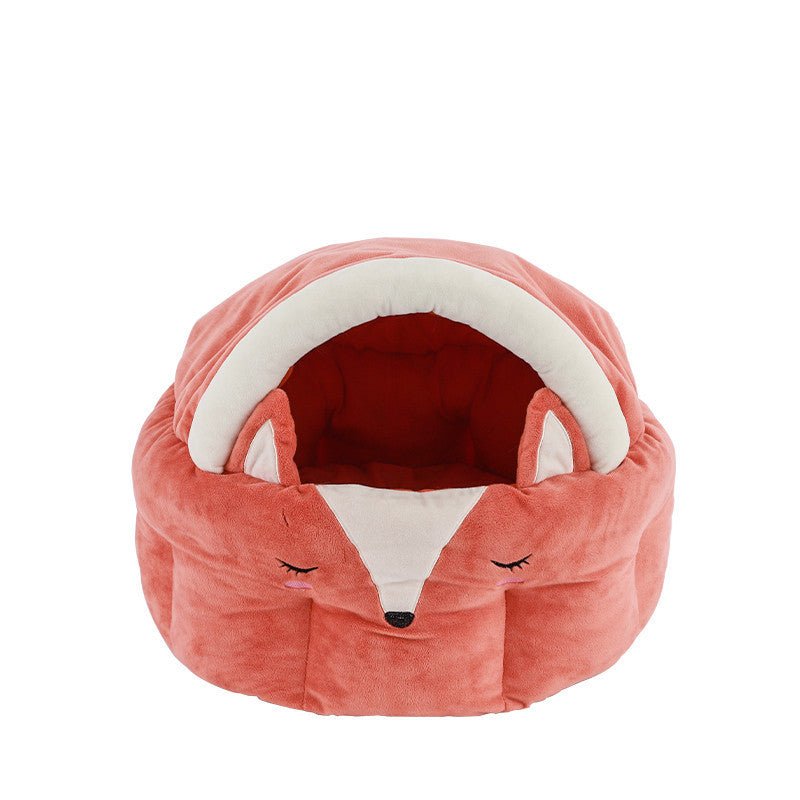 Removable And Washable Pet Nest With Funny Cat Ball | Luxury Home Accessories | Heulog Glow