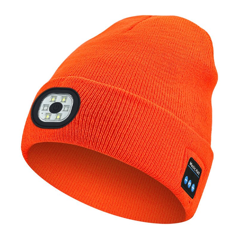 Removable And Washable Rechargeable LED Luminous Lighting Knitted Hat | Luxury Home Accessories | Heulog Glow
