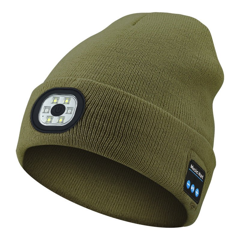 Removable And Washable Rechargeable LED Luminous Lighting Knitted Hat | Luxury Home Accessories | Heulog Glow