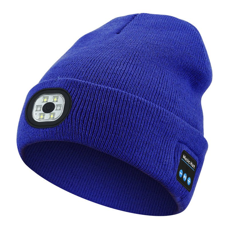 Removable And Washable Rechargeable LED Luminous Lighting Knitted Hat | Luxury Home Accessories | Heulog Glow