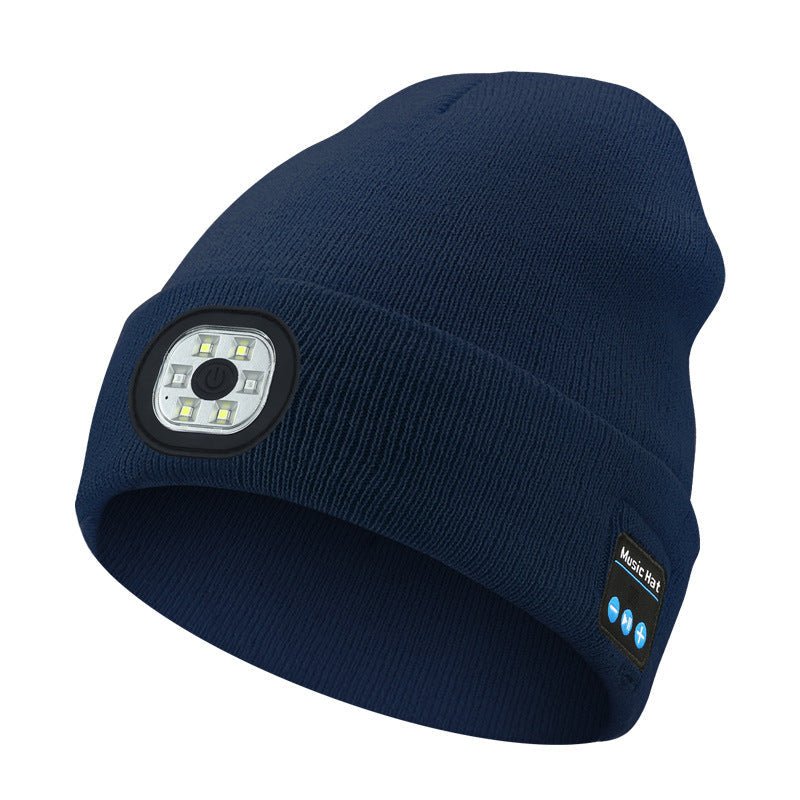 Removable And Washable Rechargeable LED Luminous Lighting Knitted Hat | Luxury Home Accessories | Heulog Glow
