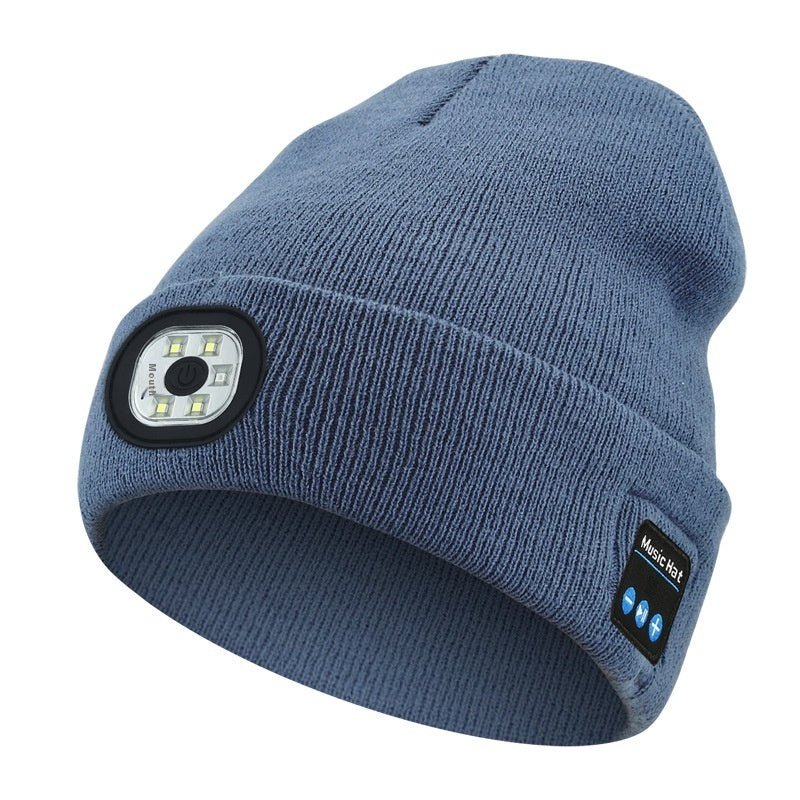 Removable And Washable Rechargeable LED Luminous Lighting Knitted Hat | Luxury Home Accessories | Heulog Glow