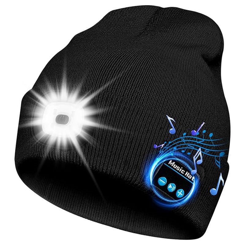Removable And Washable Rechargeable LED Luminous Lighting Knitted Hat | Luxury Home Accessories | Heulog Glow