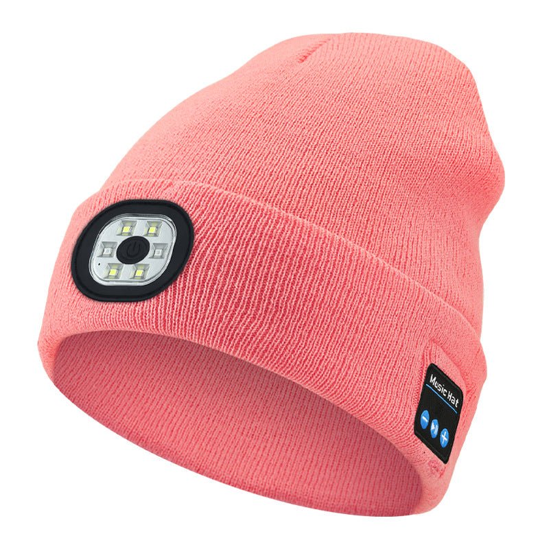 Removable And Washable Rechargeable LED Luminous Lighting Knitted Hat | Luxury Home Accessories | Heulog Glow
