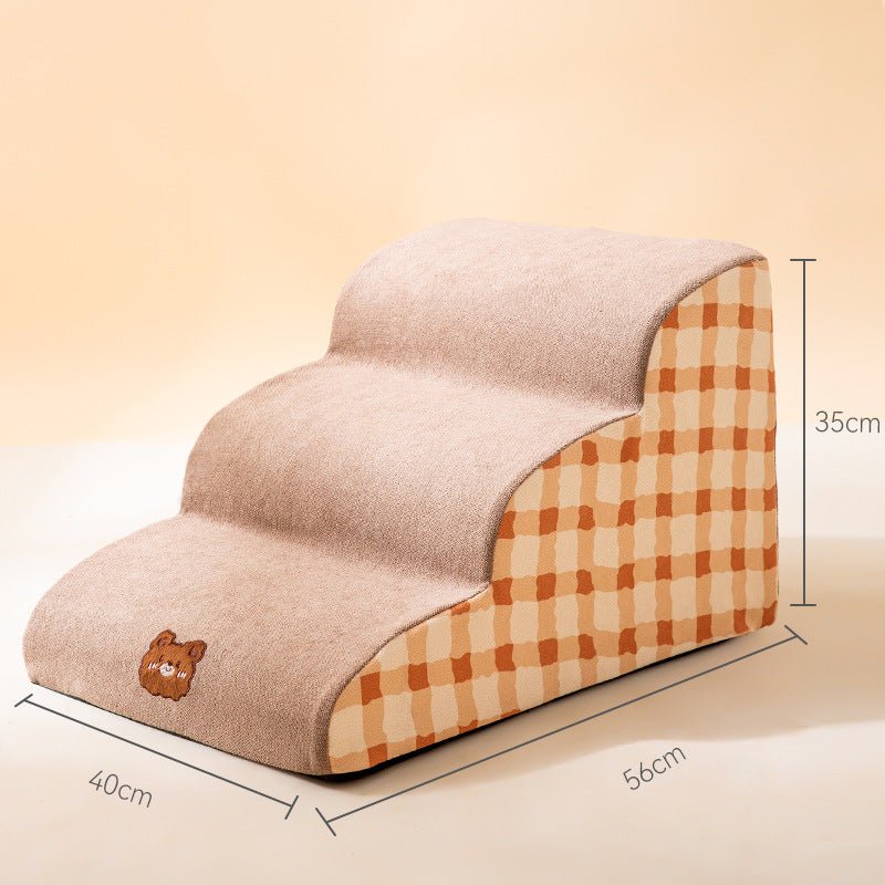 Removable Sponge Steps Small Dog Pet Stairs | Luxury Home Accessories | Heulog Glow