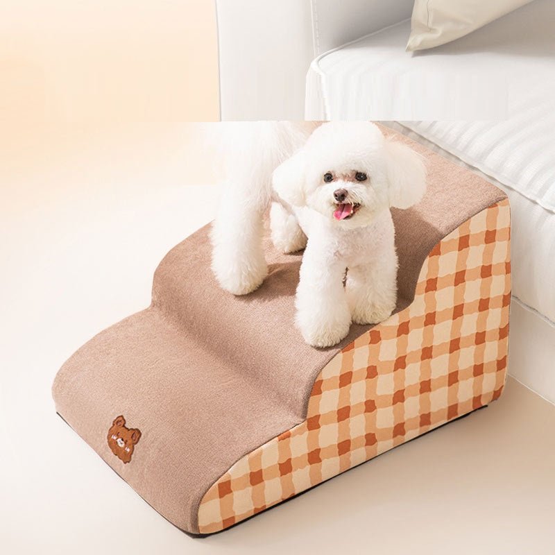 Removable Sponge Steps Small Dog Pet Stairs | Luxury Home Accessories | Heulog Glow
