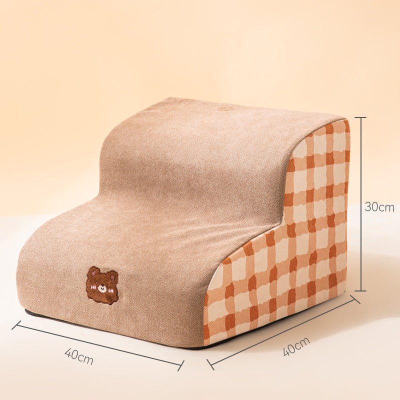 Removable Sponge Steps Small Dog Pet Stairs | Luxury Home Accessories | Heulog Glow