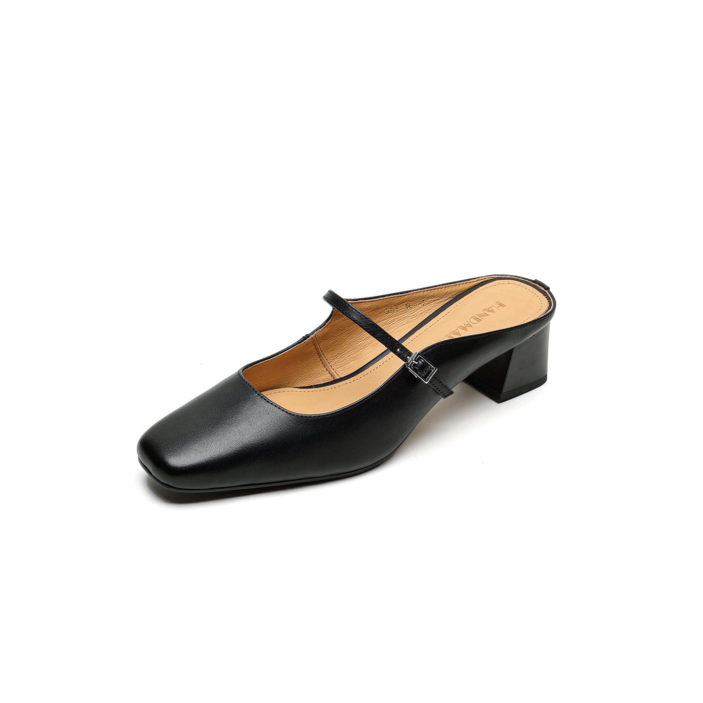 Retro Chunky Heel Peep-toe Slingback French Single-strap Slip-on Mid-heel Sandals | Luxury Home Accessories | Heulog Glow