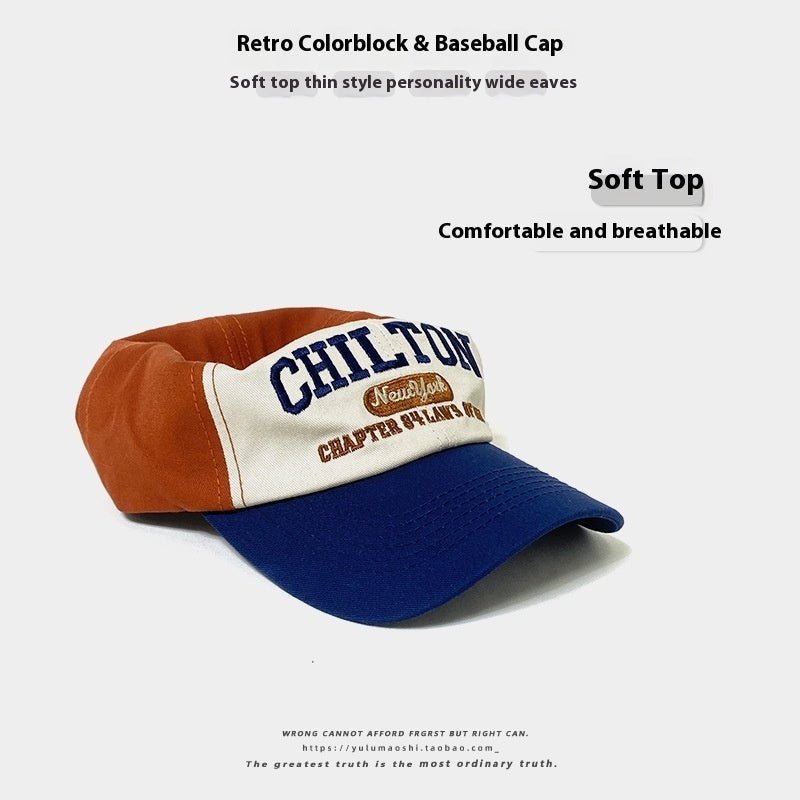 Retro Color Matching Baseball Cap Baby Boy And Girl Summer Sun Protection Hat | Luxury Home Accessories | Heulog Glow