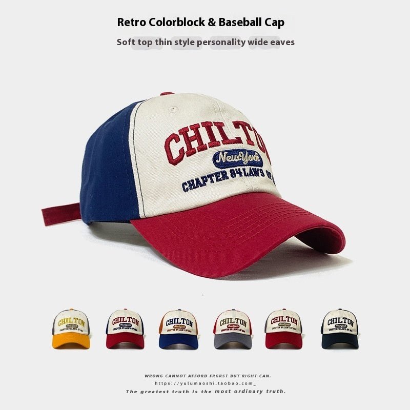 Retro Color Matching Baseball Cap Baby Boy And Girl Summer Sun Protection Hat | Luxury Home Accessories | Heulog Glow