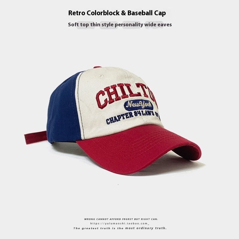 Retro Color Matching Baseball Cap Baby Boy And Girl Summer Sun Protection Hat | Luxury Home Accessories | Heulog Glow