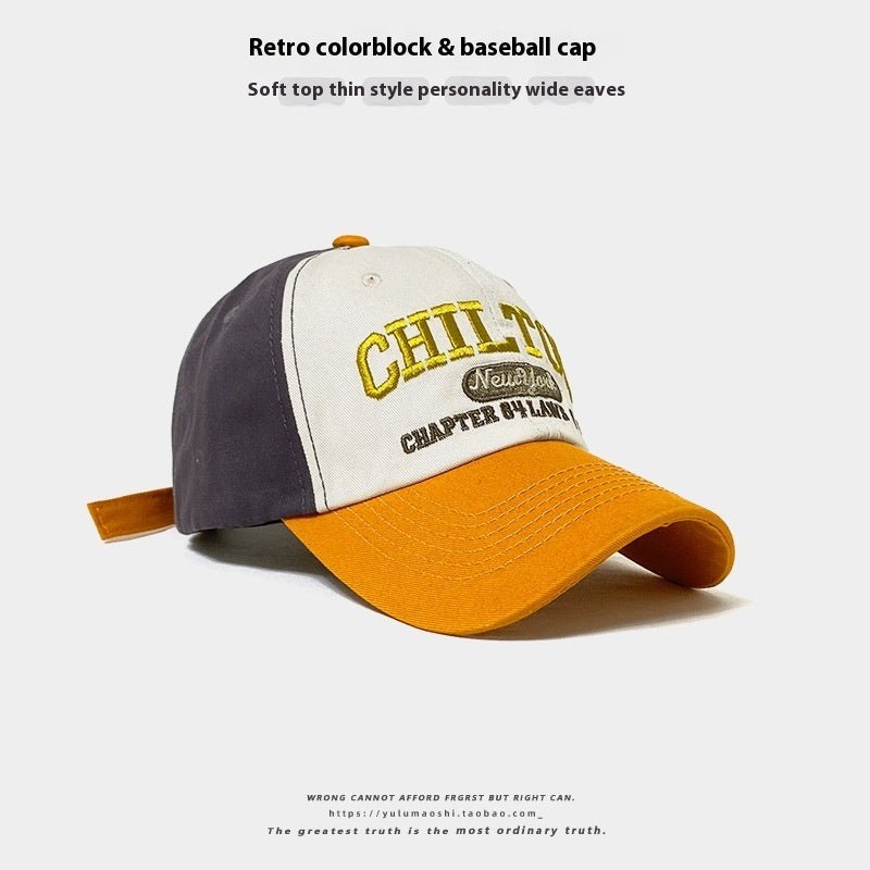 Retro Color Matching Baseball Cap Baby Boy And Girl Summer Sun Protection Hat | Luxury Home Accessories | Heulog Glow