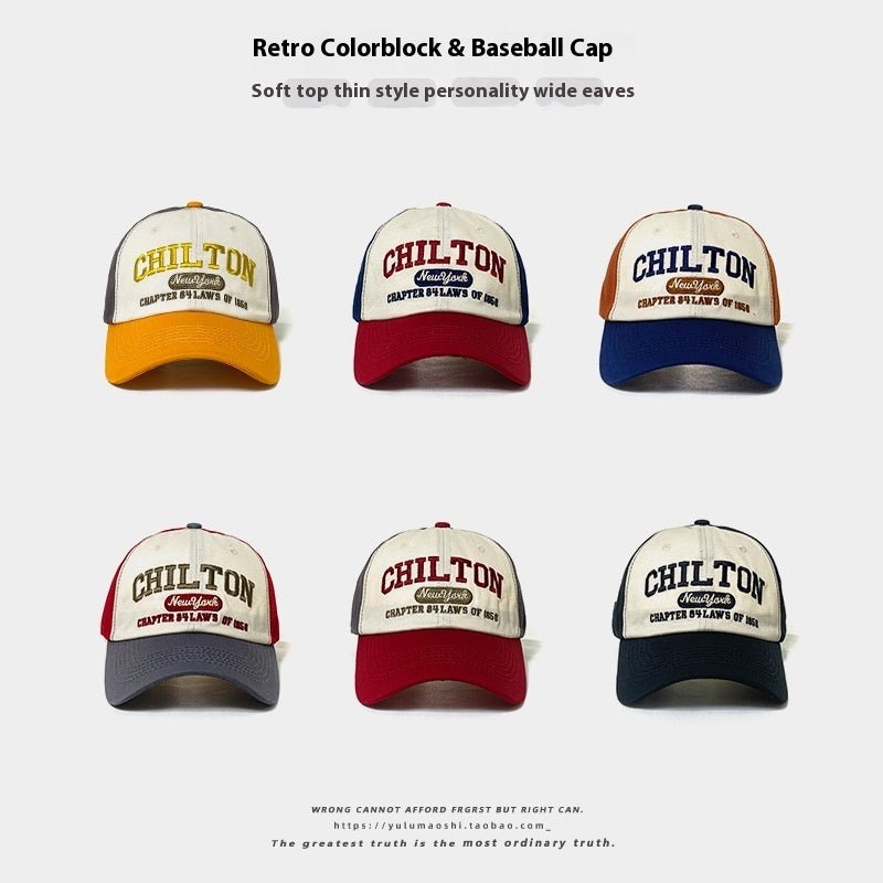 Retro Color Matching Baseball Cap Baby Boy And Girl Summer Sun Protection Hat | Luxury Home Accessories | Heulog Glow
