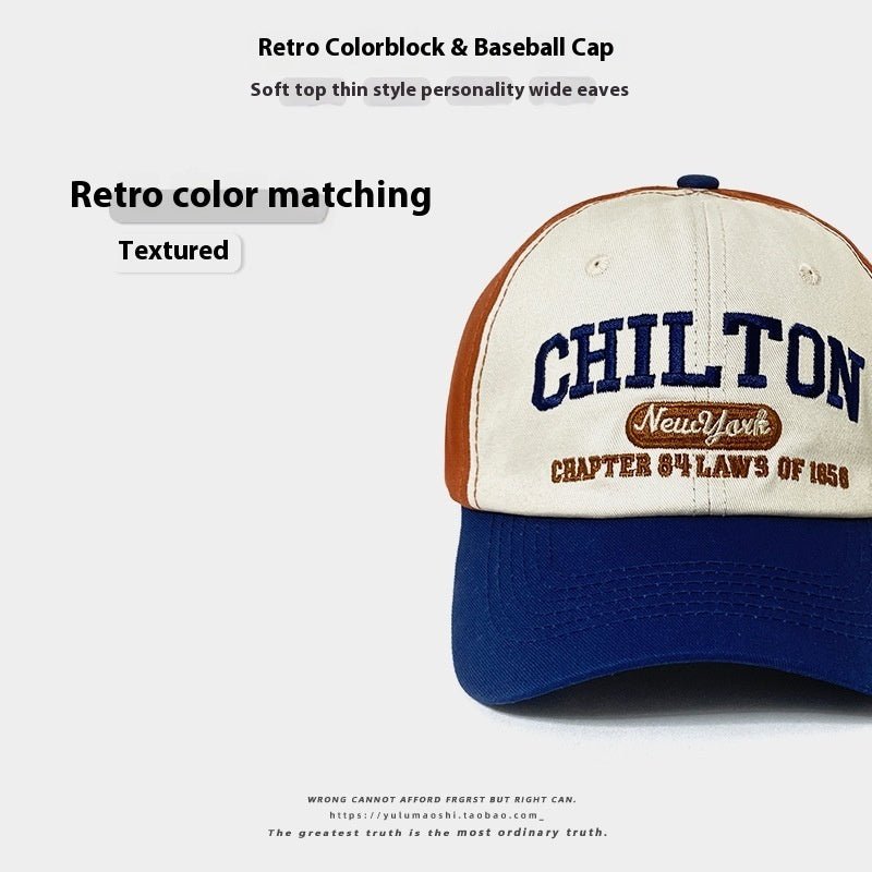 Retro Color Matching Baseball Cap Baby Boy And Girl Summer Sun Protection Hat | Luxury Home Accessories | Heulog Glow