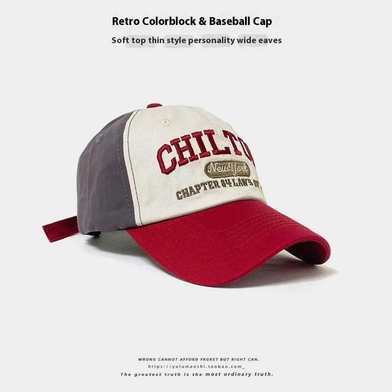 Retro Color Matching Baseball Cap Baby Boy And Girl Summer Sun Protection Hat | Luxury Home Accessories | Heulog Glow