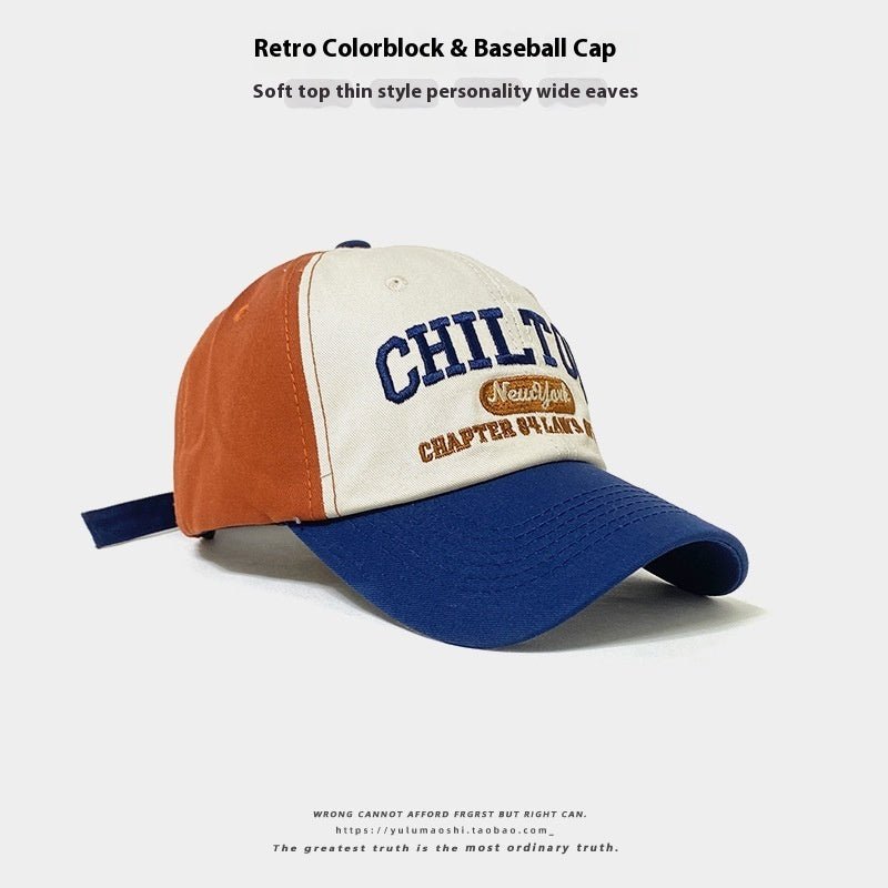 Retro Color Matching Baseball Cap Baby Boy And Girl Summer Sun Protection Hat | Luxury Home Accessories | Heulog Glow