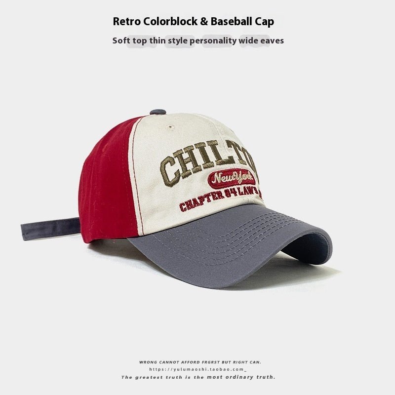 Retro Color Matching Baseball Cap Baby Boy And Girl Summer Sun Protection Hat | Luxury Home Accessories | Heulog Glow