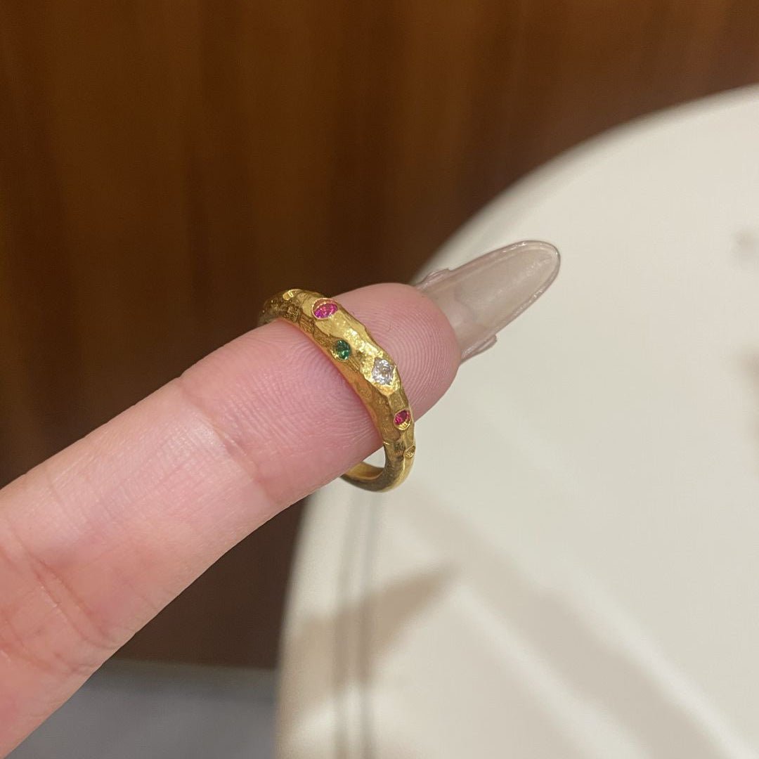 Retro Micro-Set Zircon Planet Ring For Women, Niche Design, Cool And Minimalist Style Index Finger Ring | Luxury Home Accessories | Heulog Glow