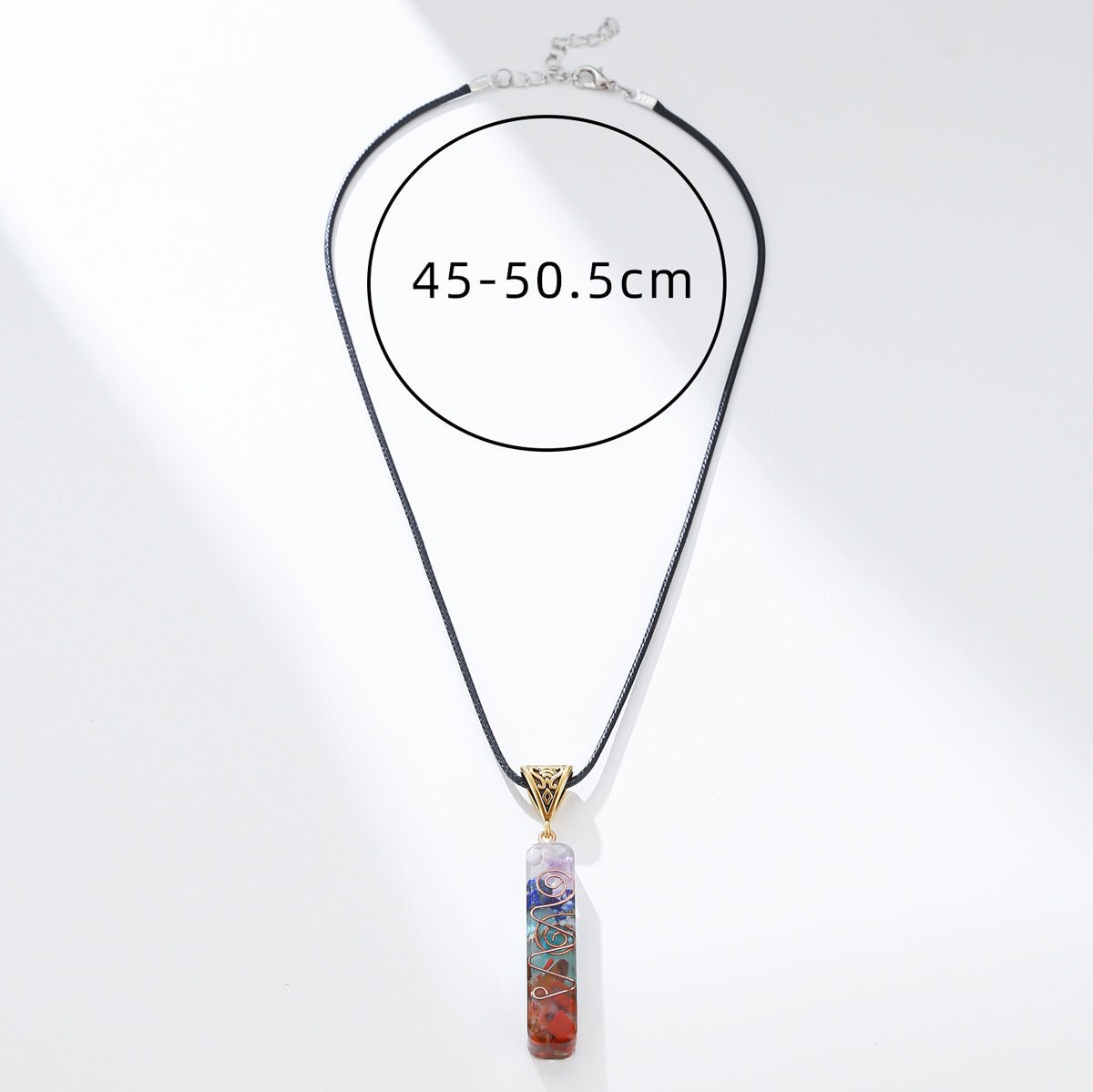 Retro Reiki Healing Energy Crystal Pendant Natural Stone For Yoga Meditation Spiritual 7 Chakra Jewelry Necklace Amulet | Luxury Home Accessories | Heulog Glow