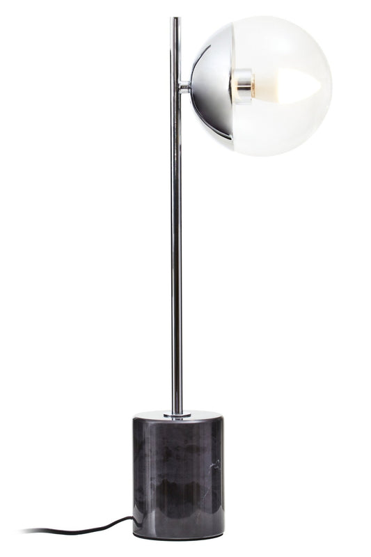 Revive Small Silver Finish Metal Table Lamp | Luxury Home Accessories | Heulog Glow