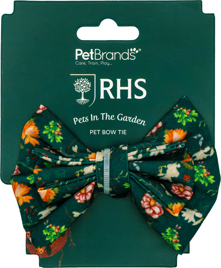 RHS Pets in the Garden Bow Tie | Luxury Home Accessories | Heulog Glow