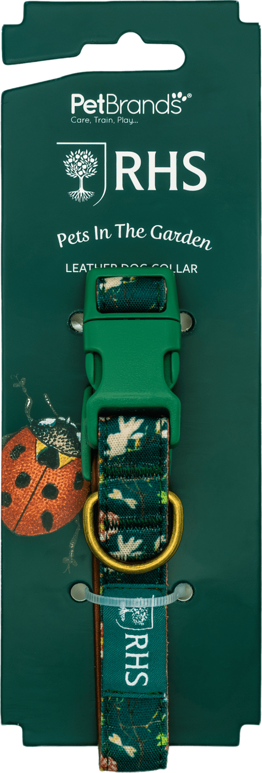 RHS Pets in the Garden Dog Collar Small | Luxury Home Accessories | Heulog Glow