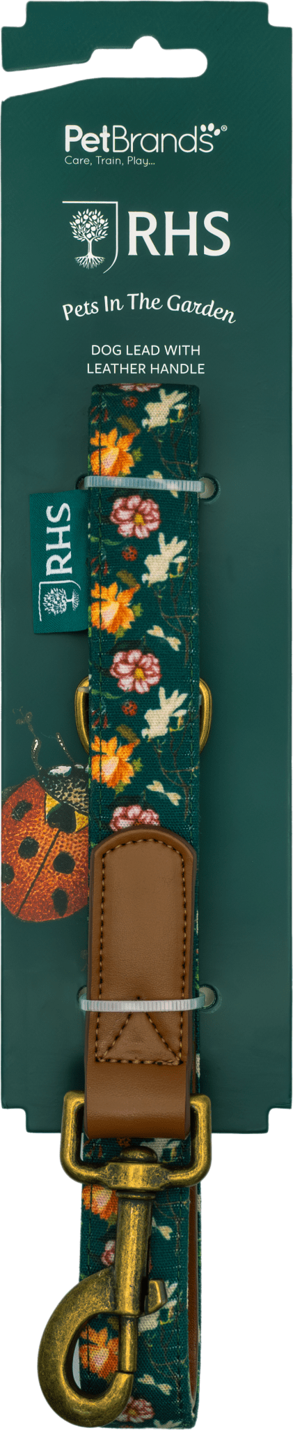 RHS Pets in the Garden Printed Lead | Luxury Home Accessories | Heulog Glow