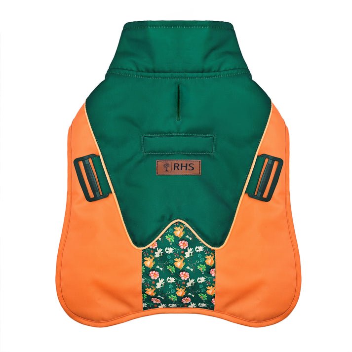 RHS Pets in the Garden Water Resistant Coat Large | Luxury Home Accessories | Heulog Glow