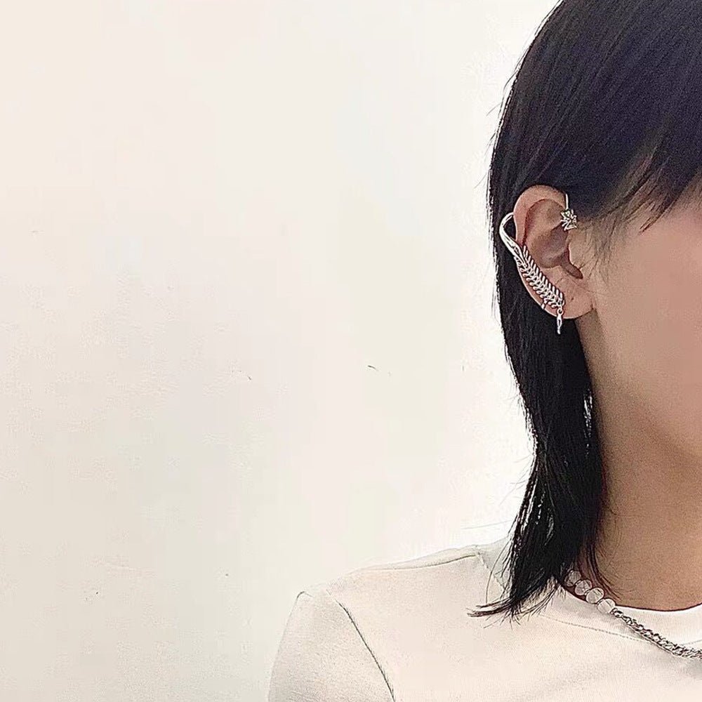 Ring Bone Ear Hook Without Pierced Ear Clip | Luxury Home Accessories | Heulog Glow