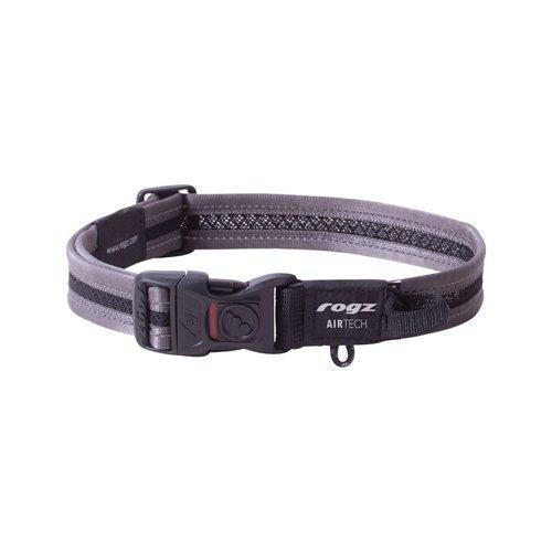 Rogz AirTech Classic Collar Platinum Grey L | Luxury Home Accessories | Heulog Glow
