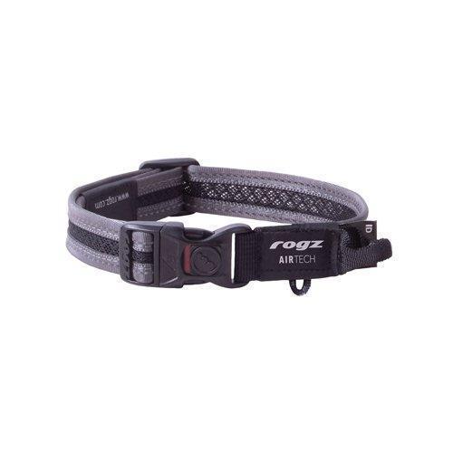Rogz AirTech Classic Collar Platinum Grey M | Luxury Home Accessories | Heulog Glow