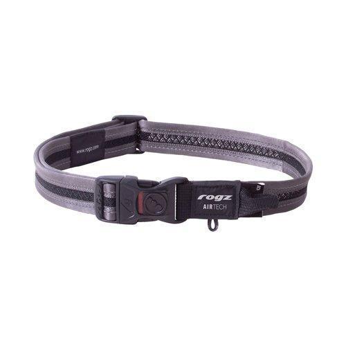 Rogz AirTech Classic Collar Platinum Grey XL | Luxury Home Accessories | Heulog Glow