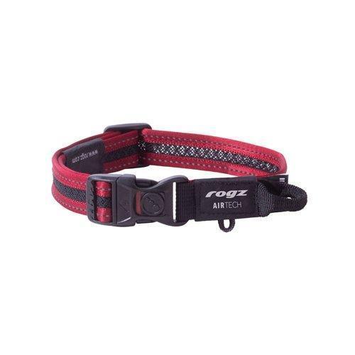 Rogz AirTech Classic Collar Rock Red M | Luxury Home Accessories | Heulog Glow