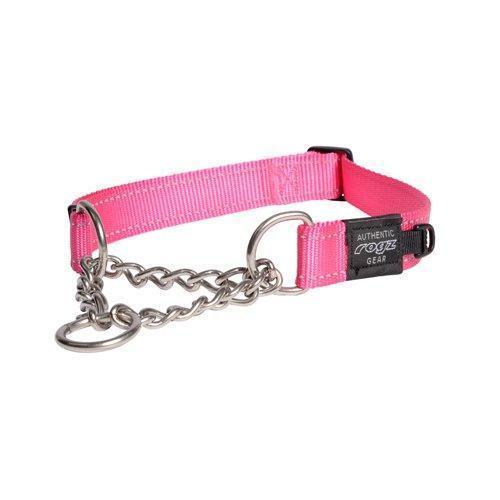 Rogz Control Chain Collar Pink Extra Large 50-70cm | Luxury Home Accessories | Heulog Glow