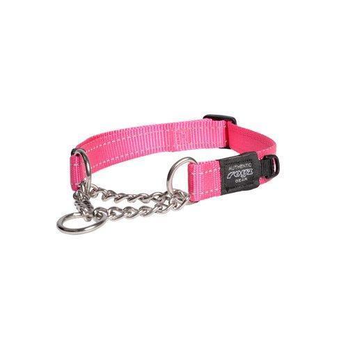 Rogz Control Chain Collar Pink Large 37-56cm | Luxury Home Accessories | Heulog Glow