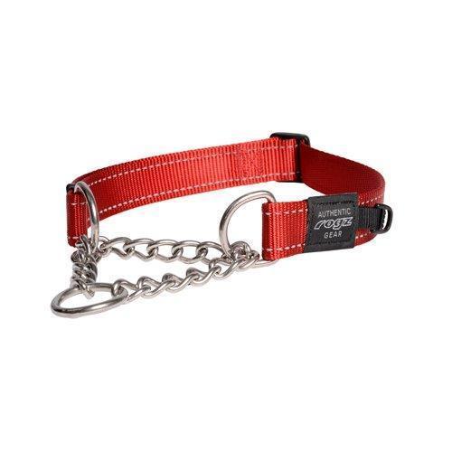 Rogz Control Chain Collar Red Extra Large 50-70cm | Luxury Home Accessories | Heulog Glow
