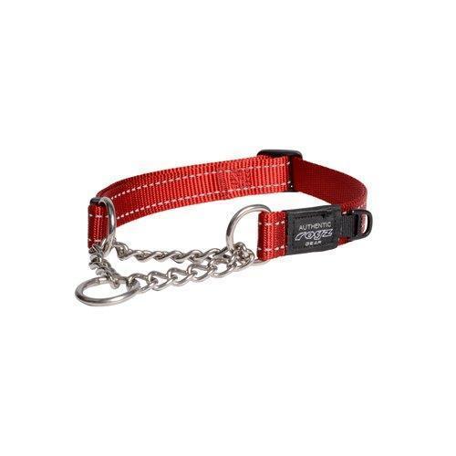 Rogz Control Chain Collar Red Large 37-56cm | Luxury Home Accessories | Heulog Glow