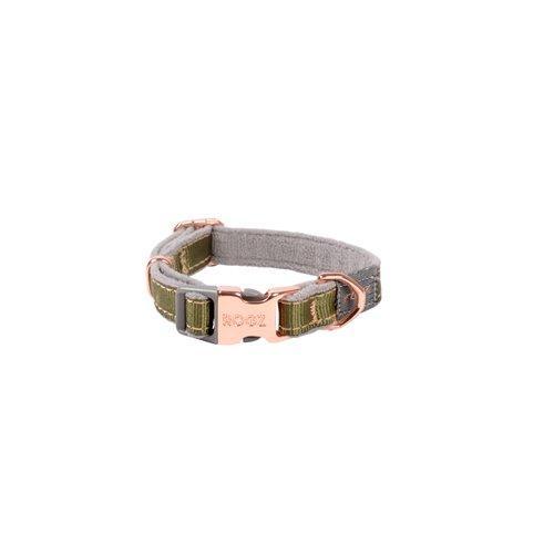 Rogz URBAN Classic Collar Olive Twist | Luxury Home Accessories | Heulog Glow
