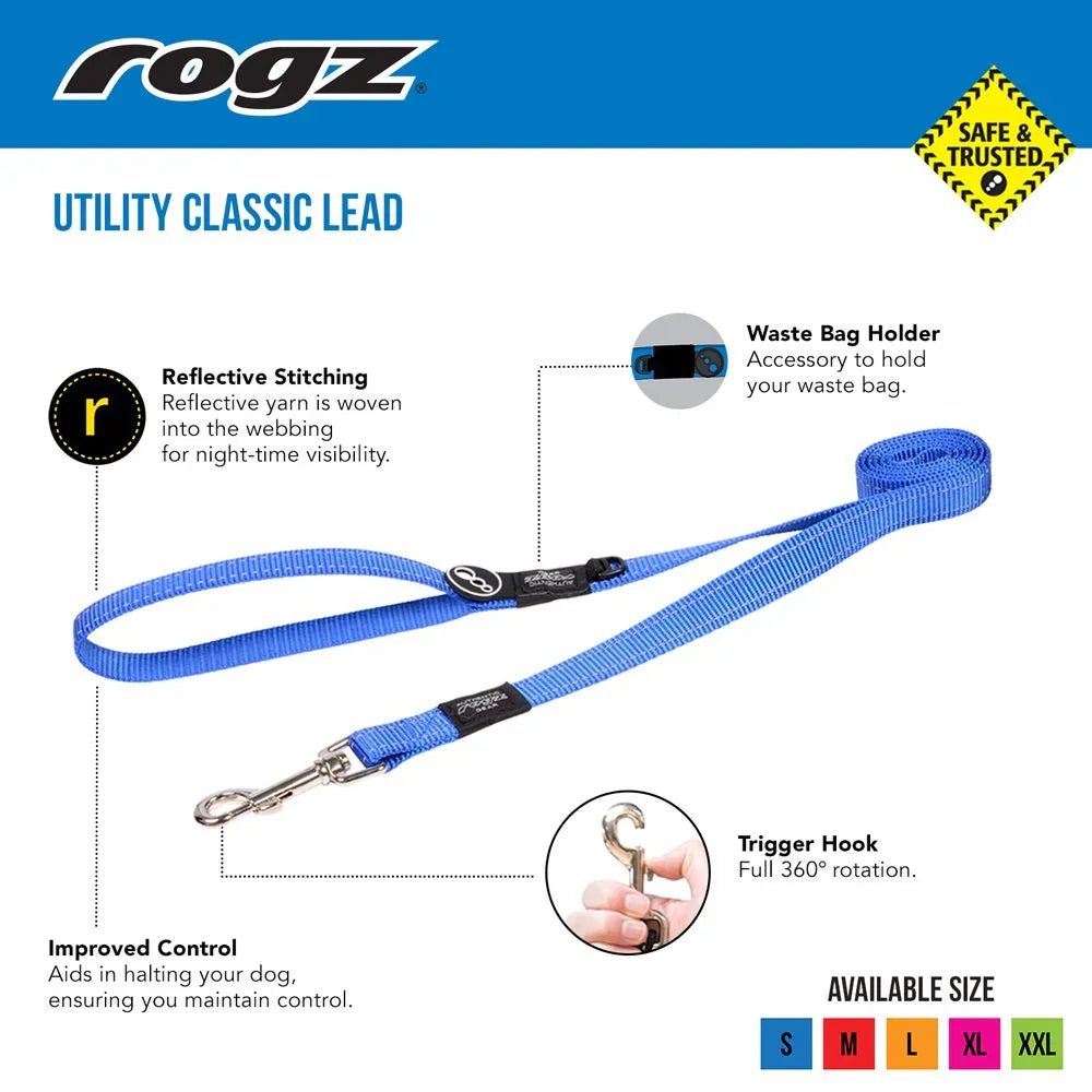 Rogz Utility Classic Lead | Luxury Home Accessories | Heulog Glow