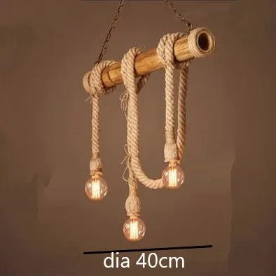 Rope Bamboo Pendant Lights | Luxury Home Accessories | Heulog Glow