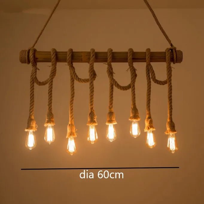Rope Bamboo Pendant Lights | Luxury Home Accessories | Heulog Glow