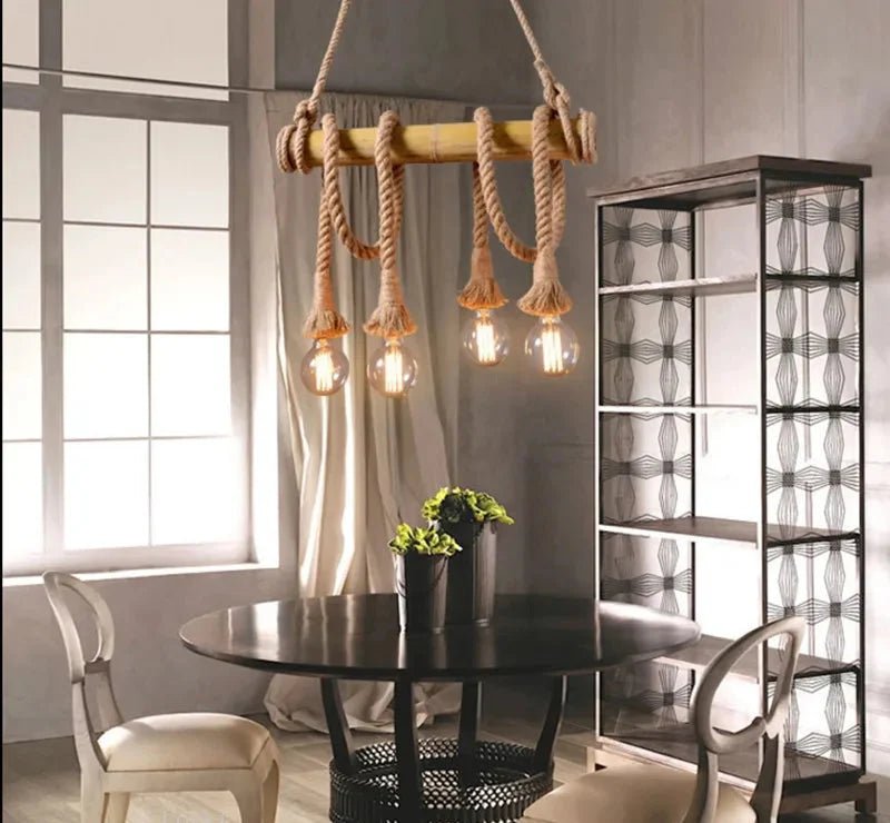 Rope Bamboo Pendant Lights | Luxury Home Accessories | Heulog Glow