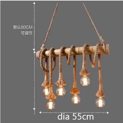 Rope Bamboo Pendant Lights | Luxury Home Accessories | Heulog Glow